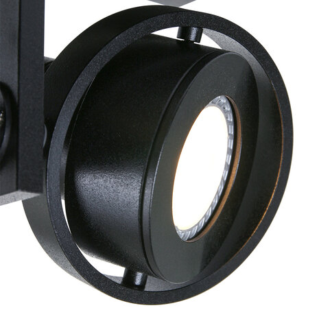 Artdelight Spot Meist 4-Licht quadratisch schwarz Artdelight Spot Meist 4-Licht quadratisch schwarz