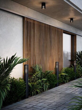 Nordlux Außenlampe Aludra Mast H 95 cm schwarz Nordlux Außenlampe Aludra Mast H 95 cm schwarz