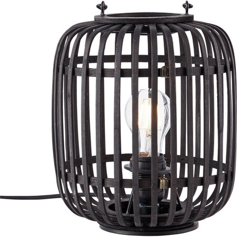 Freelight Tischleuchte Treccia Rattan H 26 cm schwarz Freelight Tischleuchte Treccia Rattan H 26 cm schwarz