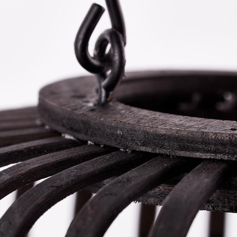 Freelight Tischleuchte Treccia Rattan H 26 cm schwarz Freelight Tischleuchte Treccia Rattan H 26 cm schwarz