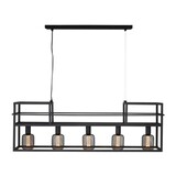 Freelight Hängeleuchte Culinara 5 Licht mit Gestell L 120 cm schwarz Freelight Hängeleuchte Culinara 5 Licht mit Gestell L 120 cm schwarz