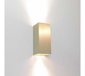 Artdelight Wandleuchte Dante 2 Licht 15,5 x 6,5 cm matt gold Artdelight Wandleuchte Dante 2 Licht 15,5 x 6,5 cm matt gold