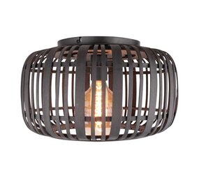 Freelight Deckenleuchte Treccia Rattan Ø 40 cm schwarz Freelight Deckenleuchte Treccia Rattan Ø 40 cm schwarz