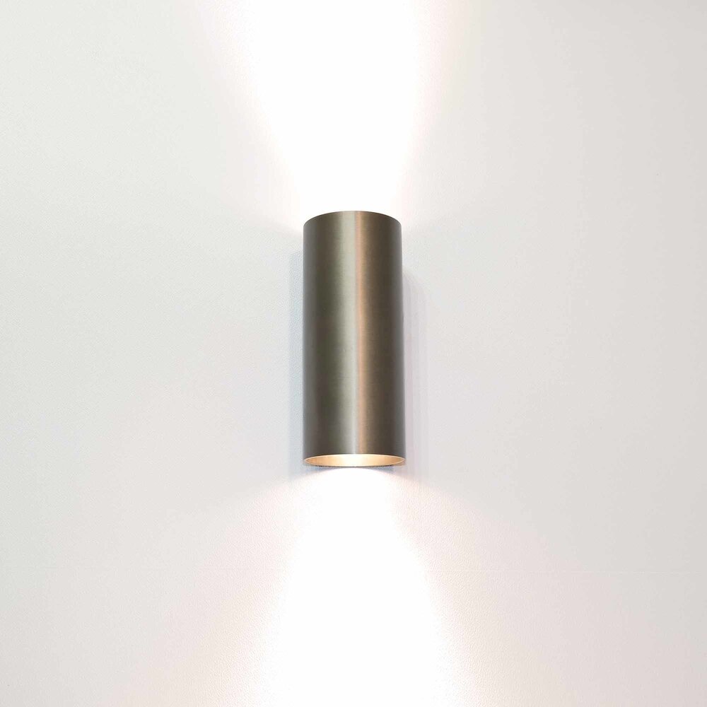 Artdelight Wandleuchte Roulo 2 Licht H 15.4 Ø 6.5 cm Metallic Bronze Artdelight Wandleuchte Roulo 2 Licht H 15.4 Ø 6.5 cm Metallic Bronze