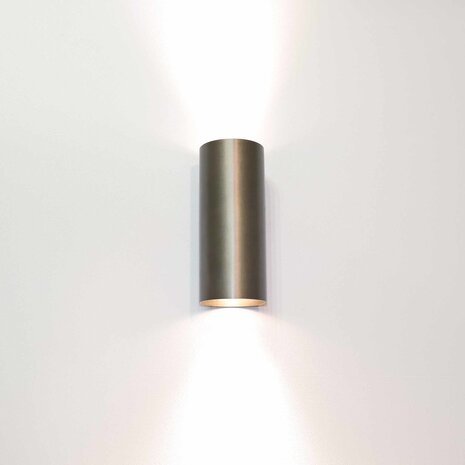 Artdelight Wandleuchte Roulo 2 Licht H 15.4 Ø 6.5 cm Metallic Bronze Artdelight Wandleuchte Roulo 2 Licht H 15.4 Ø 6.5 cm Metallic Bronze