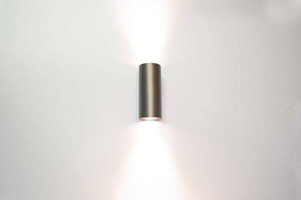 Artdelight Wandleuchte Roulo 2 Licht H 15.4 Ø 6.5 cm Metallic Bronze Artdelight Wandleuchte Roulo 2 Licht H 15.4 Ø 6.5 cm Metallic Bronze