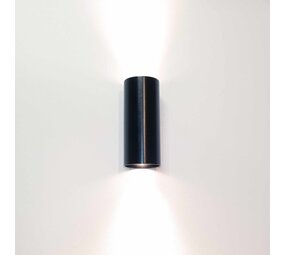 Artdelight Wandleuchte Roulo 2 Licht H 15.4 Ø 6.5 cm schwarz Artdelight Wandleuchte Roulo 2 Licht H 15.4 Ø 6.5 cm schwarz