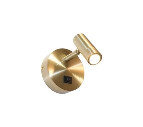 Artdelight Wandleuchte Simply matt gold