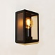 Artdelight Außenlampe Rowin Wand H 25 cm schwarz Artdelight Außenlampe Rowin Wand H 25 cm schwarz