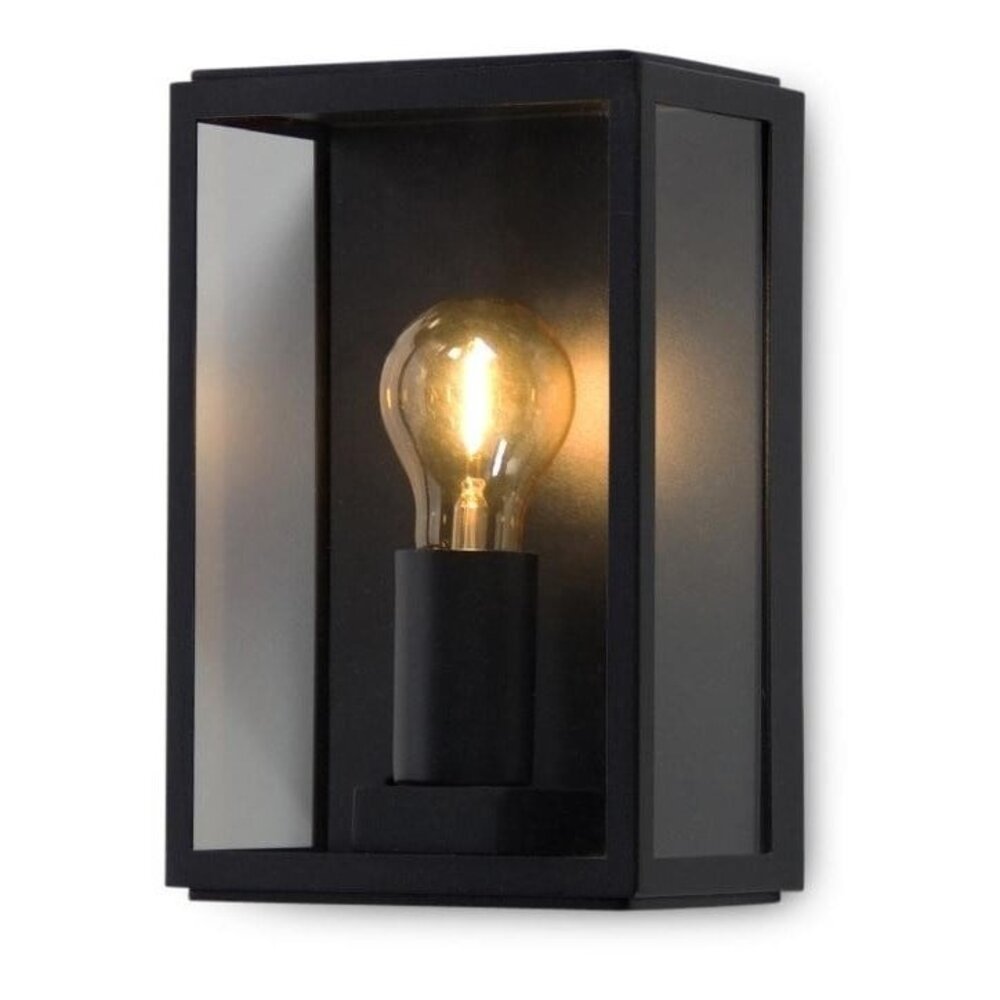 Artdelight Außenlampe Rowin Wand H 25 cm schwarz Artdelight Außenlampe Rowin Wand H 25 cm schwarz