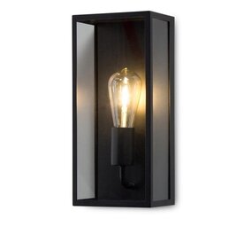 Artdelight Außenlampe Rowin Wand H 35 cm schwarz Artdelight Außenlampe Rowin Wand H 35 cm schwarz