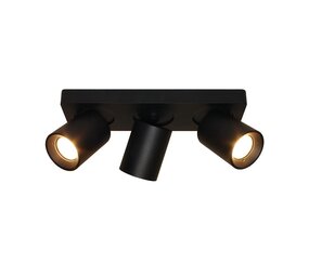 Artdelight Spot Megano 3-Lichtstrahl schwarz Artdelight Spot Megano 3-Lichtstrahl schwarz