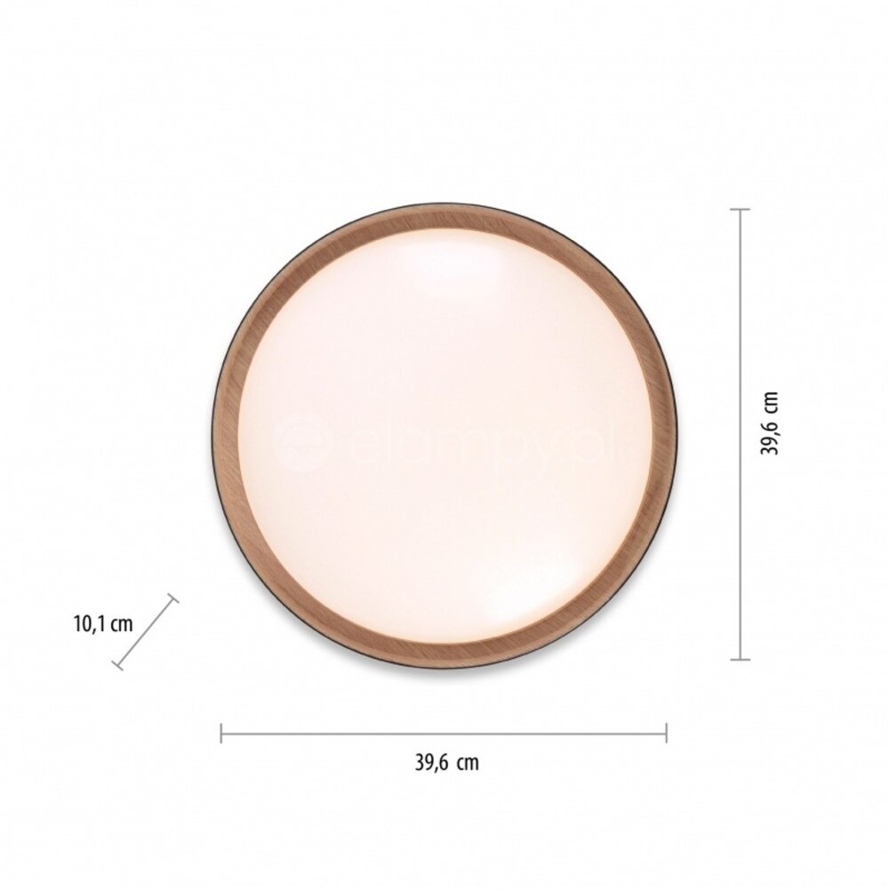 Paul Neuhaus Deckenleuchte Emilia Ø 40 cm DIM Holz schwarz Paul Neuhaus Deckenleuchte Emilia Ø 40 cm DIM Holz schwarz