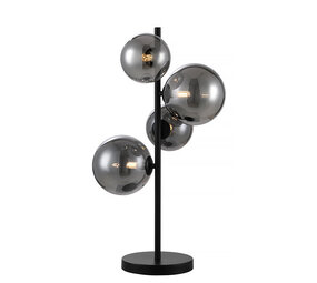 Freelight Tischleuchte Calcio 4 Licht H 60 cm exkl. 4x G9 LED Rauchglas schwarz Freelight Tischleuchte Calcio 4 Licht H 60 cm exkl. 4x G9 LED Rauchglas schwarz