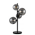 Tischleuchte Calcio 4 Licht H 60 cm exkl. 4x G9 LED Rauchglas schwarz Tischleuchte Calcio 4 Licht H 60 cm exkl. 4x G9 LED Rauchglas schwarz