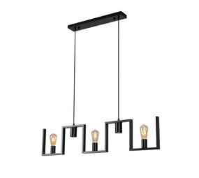 Ylumen Hängeleuchte Row 5 Licht L 112 cm schwarz Ylumen Hängeleuchte Row 5 Licht L 112 cm schwarz