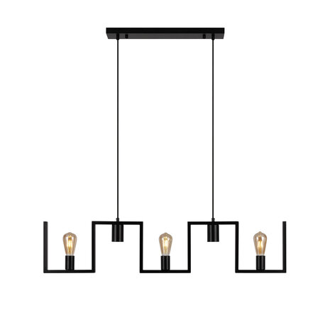 Ylumen Hängeleuchte Row 5 Licht L 112 cm schwarz Ylumen Hängeleuchte Row 5 Licht L 112 cm schwarz