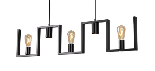 Ylumen Hängeleuchte Row 5 Licht L 112 cm schwarz Ylumen Hängeleuchte Row 5 Licht L 112 cm schwarz