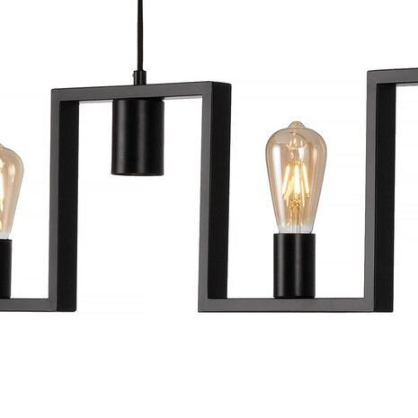 Ylumen Hängeleuchte Row 5 Licht L 112 cm schwarz Ylumen Hängeleuchte Row 5 Licht L 112 cm schwarz