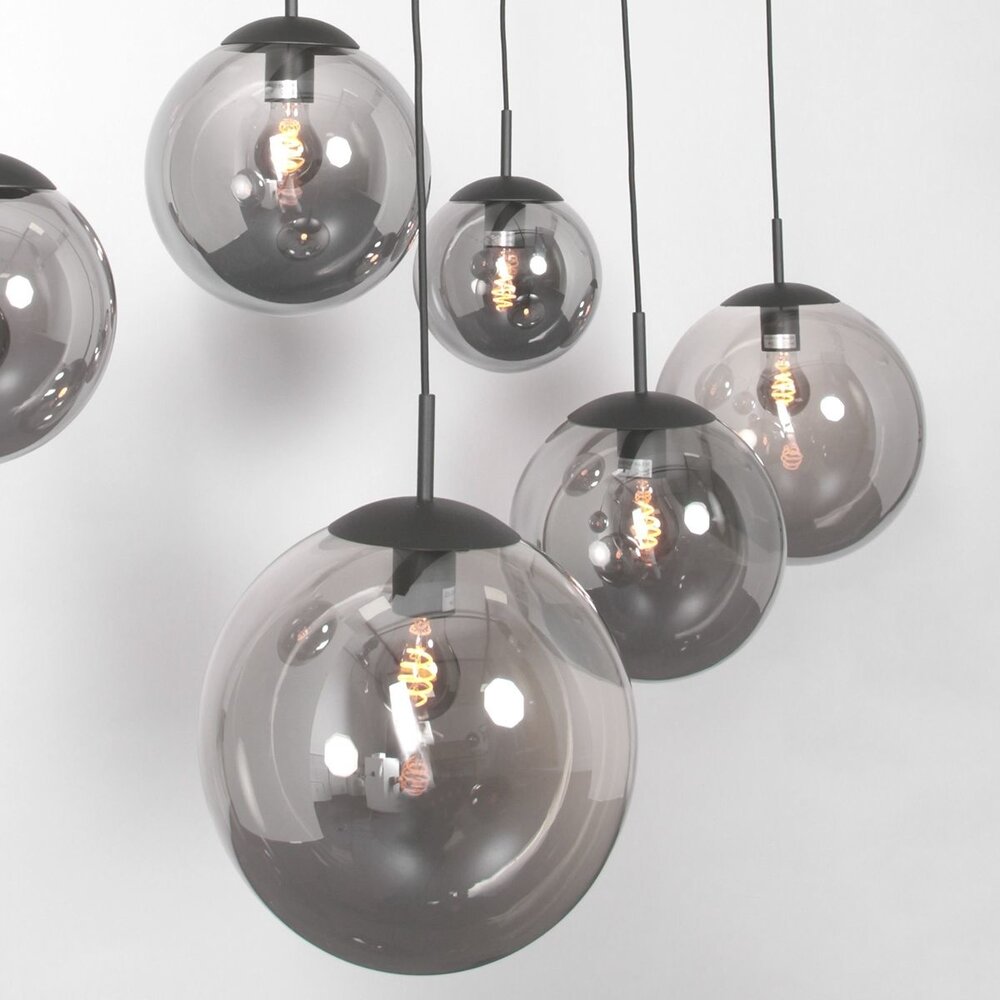 Steinhauer Hängeleuchte bollique L 120 cm B 25 cm 6 Lichter 3499 schwarz Steinhauer Hängeleuchte bollique L 120 cm B 25 cm 6 Lichter 3499 schwarz