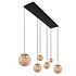 Hängeleuchte bollique L 120 cm B 25 cm 6 Lichter 3499 Messing Hängeleuchte bollique L 120 cm B 25 cm 6 Lichter 3499 Messing