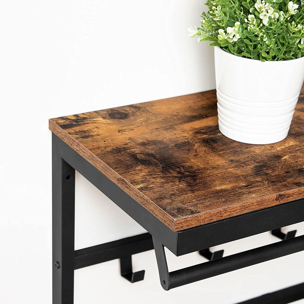 Ylumen Kleiderständer Wesly B 80 cm H 42 cm braun schwarz Ylumen Kleiderständer Wesly B 80 cm H 42 cm braun schwarz