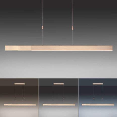 Neuhaus PURE Hängeleuchte e-Slide L 120-200 cm matt gold Neuhaus PURE Hängeleuchte e-Slide L 120-200 cm matt gold
