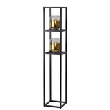 Freelight Stehleuchte Dentro H 157 cm Gold Glas Schwarz Freelight Stehleuchte Dentro H 157 cm Gold Glas Schwarz