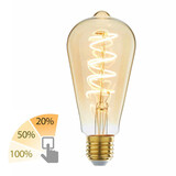Highlight Lampe LED ST64 3 Positionen 6W 260LM 2200K Amber Highlight Lampe LED ST64 3 Positionen 6W 260LM 2200K Amber