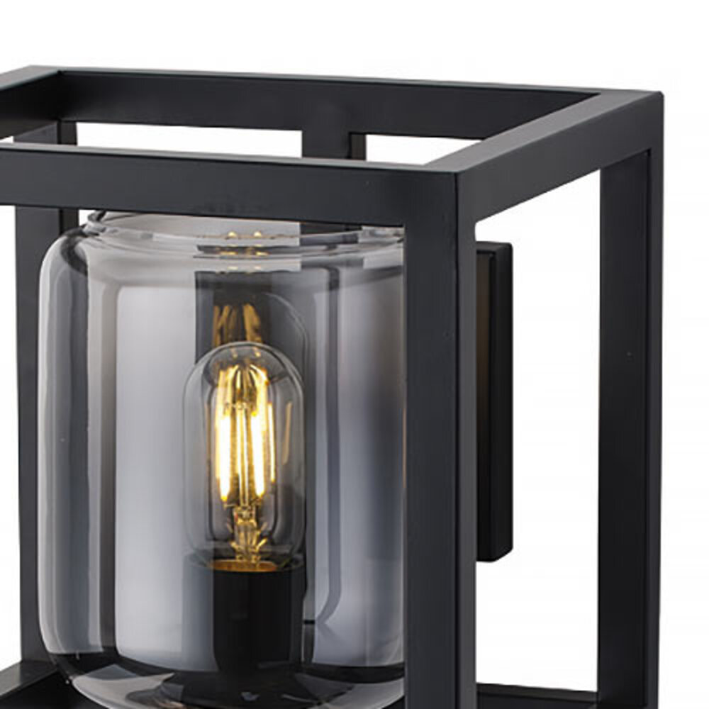 Freelight Wandleuchte Dentro B 26 cm Rauchglas schwarz Freelight Wandleuchte Dentro B 26 cm Rauchglas schwarz