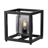 Freelight Tischleuchte Dentro B 26 cm Rauchglas schwarz Freelight Tischleuchte Dentro B 26 cm Rauchglas schwarz