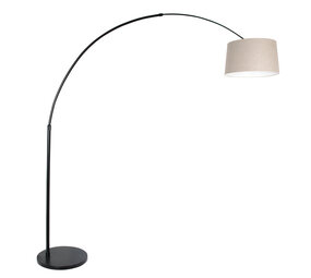 Steinhauer Stehleuchte Sparkled light 9830 schwarz Schirm grobes Leinen grau Steinhauer Stehleuchte Sparkled light 9830 schwarz Schirm grobes Leinen grau