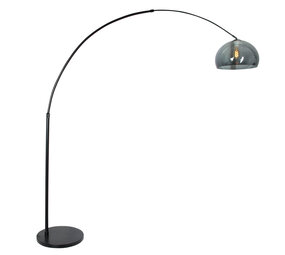 Steinhauer Stehleuchte Sparkled light 9878 schwarzer Kunststoff grauer Schirm Steinhauer Stehleuchte Sparkled light 9878 schwarzer Kunststoff grauer Schirm