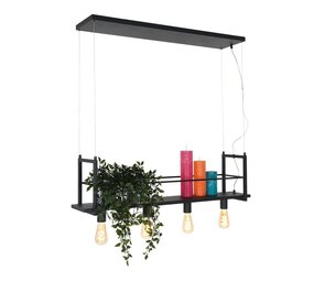 Mexlite Hängeleuchte Buckley Rack 2983 schwarz Mexlite Hängeleuchte Buckley Rack 2983 schwarz