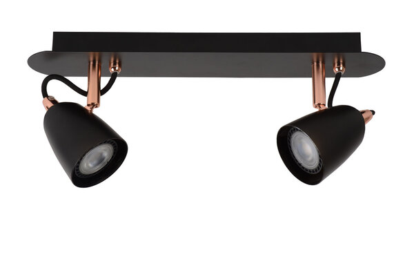 Lucide RIDE-LED - Deckenstrahler - LED Dimb. - GU10 - 2x5W 3000K - Kupfer Lucide RIDE-LED - Deckenstrahler - LED Dimb. - GU10 - 2x5W 3000K - Kupfer