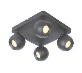 Lucide FAVORI - Deckenstrahler - 4xGU10 - Schwarz Lucide FAVORI - Deckenstrahler - 4xGU10 - Schwarz