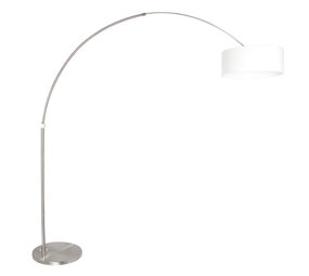 Steinhauer Stehleuchte Sparkled light 9903 Stahl Schirm weißes Leinen Steinhauer Stehleuchte Sparkled light 9903 Stahl Schirm weißes Leinen