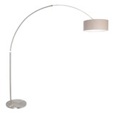 Steinhauer Stehleuchte Sparkled light 9904 Stahl Schirm grau Leinen Steinhauer Stehleuchte Sparkled light 9904 Stahl Schirm grau Leinen