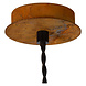 Lucide DROOPY Pendelleuchte-Rost .-Ø4.5-1xE27-60W-Metall