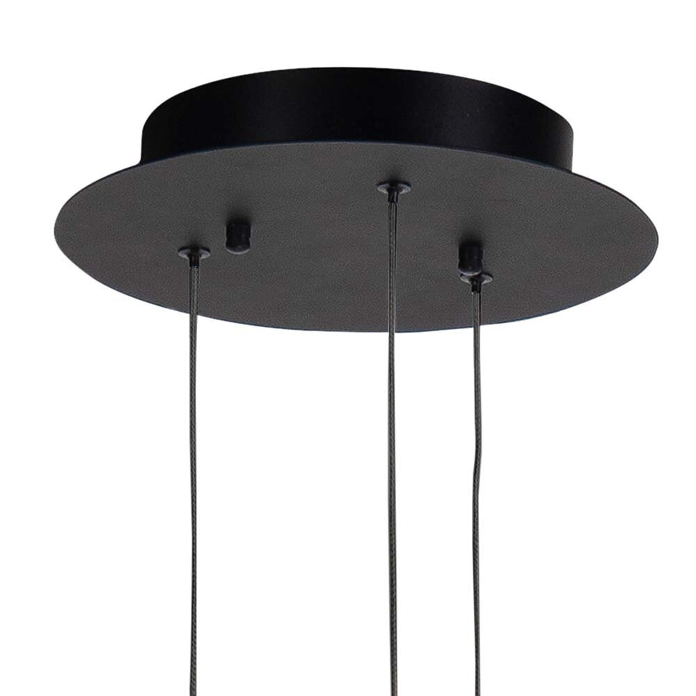 Highlight Hängeleuchte Clear Egg 3 Lichter Ø 25 cm klar-schwarz Highlight Hängeleuchte Clear Egg 3 Lichter Ø 25 cm klar-schwarz