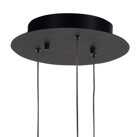 Highlight Hängeleuchte Clear Egg 3 Lichter Ø 25 cm klar-schwarz Highlight Hängeleuchte Clear Egg 3 Lichter Ø 25 cm klar-schwarz