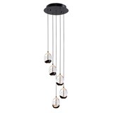Highlight Hängeleuchte Clear Egg 5 Lichter Ø 30 cm klar-schwarz Highlight Hängeleuchte Clear Egg 5 Lichter Ø 30 cm klar-schwarz