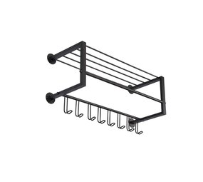 Ylumen Kleiderständer Small-Schwarz B 70 cm H 37 cm schwarz