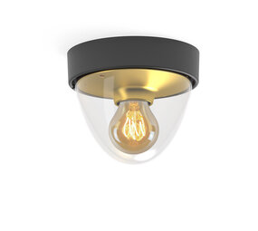 Nowodvorski Außenlampe Nook Ø 18 cm gold schwarz Nowodvorski Außenlampe Nook Ø 18 cm gold schwarz