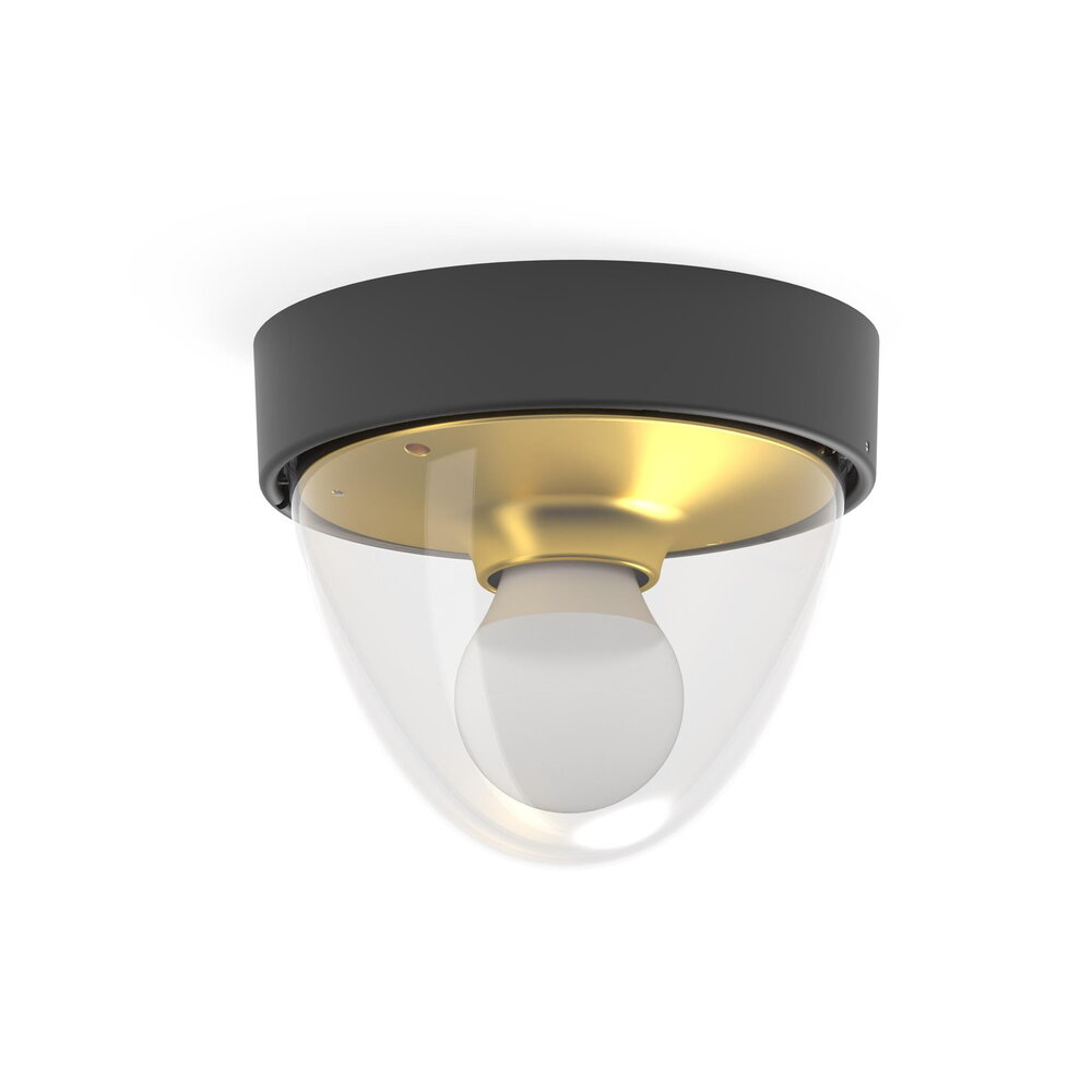 Nowodvorski Außenlampe Nook Ø 18 cm Sensor gold schwarz Nowodvorski Außenlampe Nook Ø 18 cm Sensor gold schwarz