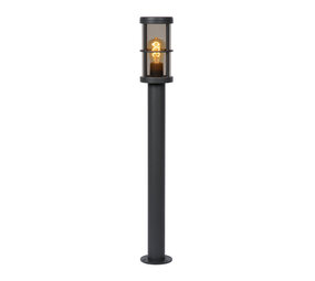 Lucide NAVI - Sockelleuchte - Ø 12 cm - 1xE27 - IP54 - Anthrazit Lucide NAVI - Sockelleuchte - Ø 12 cm - 1xE27 - IP54 - Anthrazit