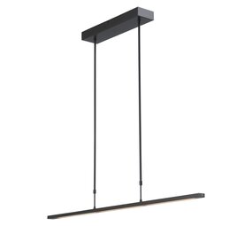 Masterlight Hängeleuchte Real 2 LED 100 cm schwarz nickel