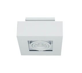 Artdelight Spot Bosco 1 Licht 14 x 14 cm weiß Artdelight Spot Bosco 1 Licht 14 x 14 cm weiß