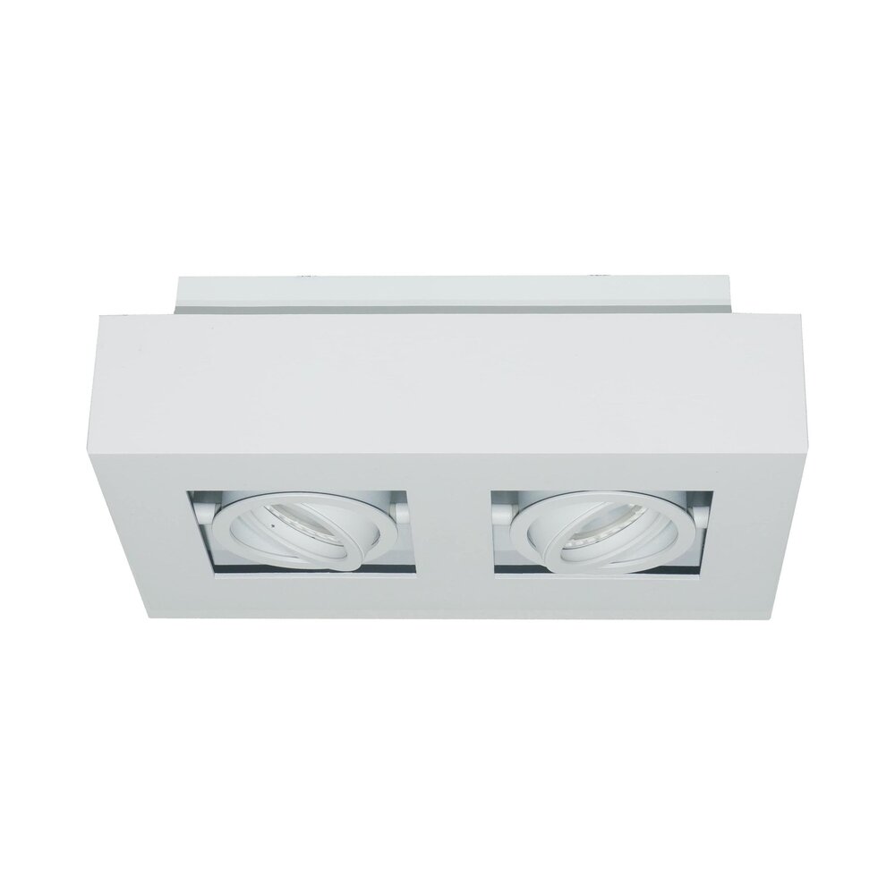 Artdelight Spot Bosco 2 Licht L 25 cm B 14 cm weiß Artdelight Spot Bosco 2 Licht L 25 cm B 14 cm weiß
