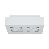 Artdelight Spot Bosco 2 Licht L 25 cm B 14 cm weiß Artdelight Spot Bosco 2 Licht L 25 cm B 14 cm weiß